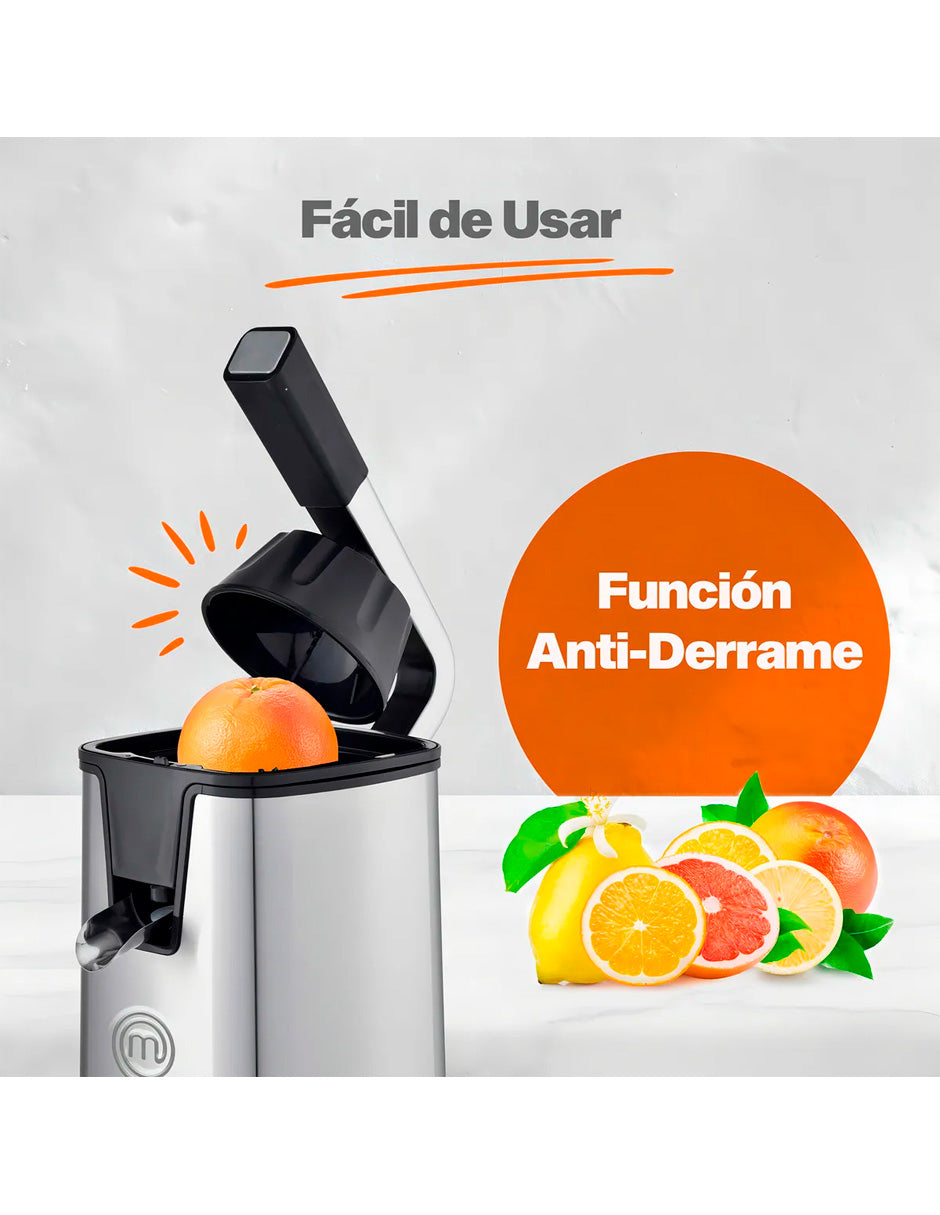 Exprimidor Eléctrico De Cítricos Color Acero Frecuencia 60 Hz