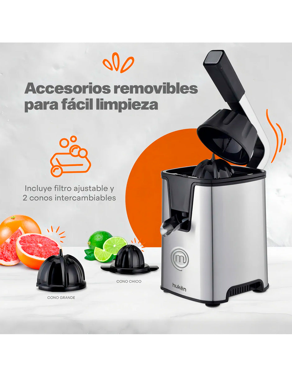 Exprimidor Eléctrico De Cítricos Color Acero Frecuencia 60 Hz