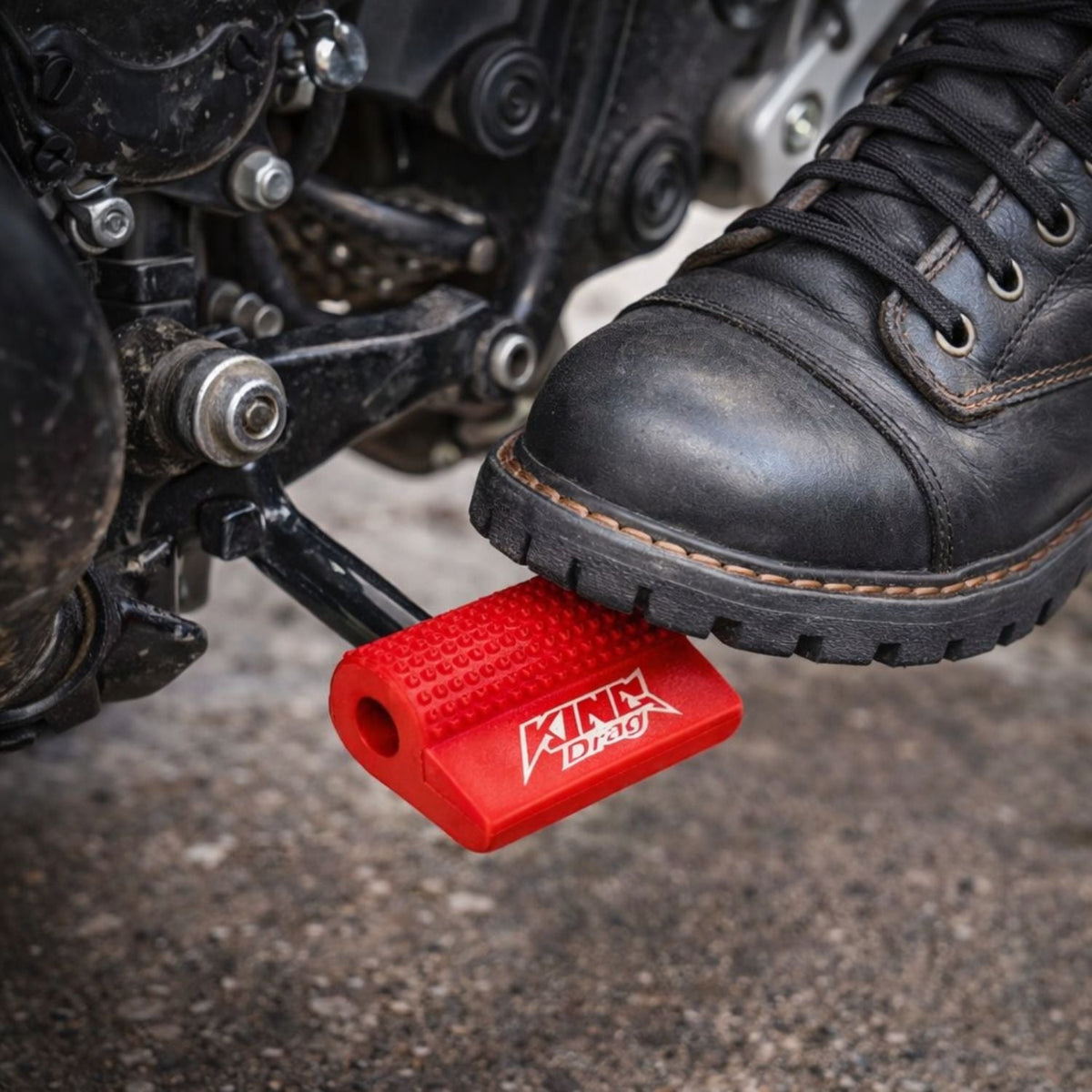Funda de goma para pedal de cambios de moto, antideslizante y universal - foto 2