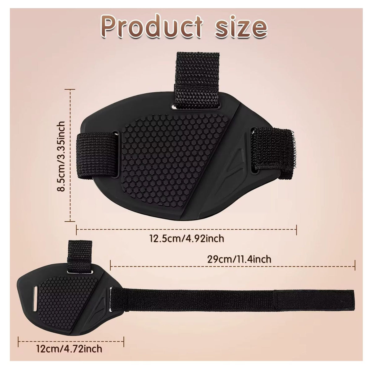 Protector de zapato para palanca de cambios de moto con velcro - foto 4