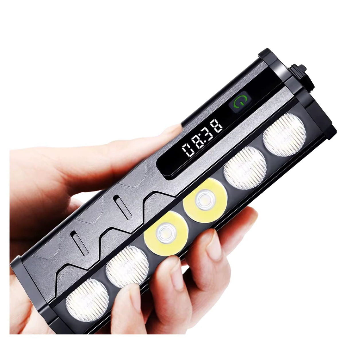 Lámpara de barra de 6 LEDs para bici y moto con modo SOS y carga USB-C - foto 5