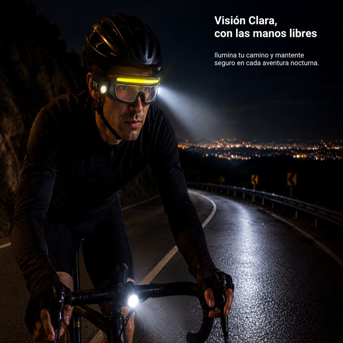 Lentes con luz LED COB, sensor de movimiento y 6 modos de iluminación - foto 5