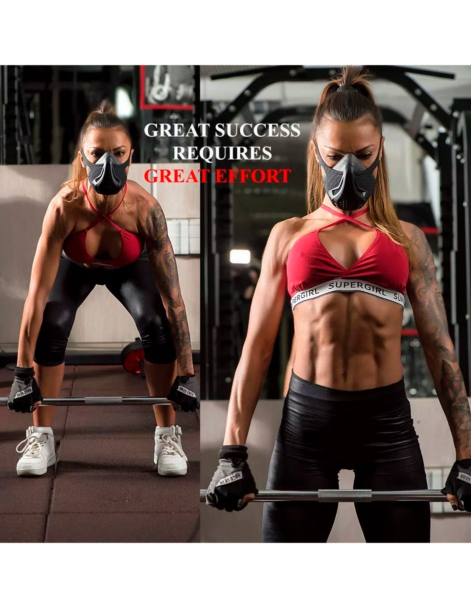 Mascarilla Para Entrenamiento Petukita Box Con 24 Niveles De Resistencia