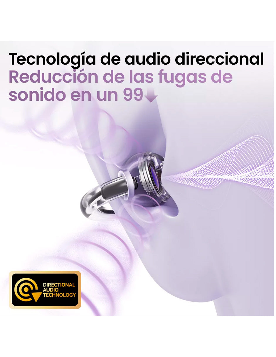 Audífonos OW03 Petukita Box Con Reducción De Ruido Con Clip + Estación de Carga