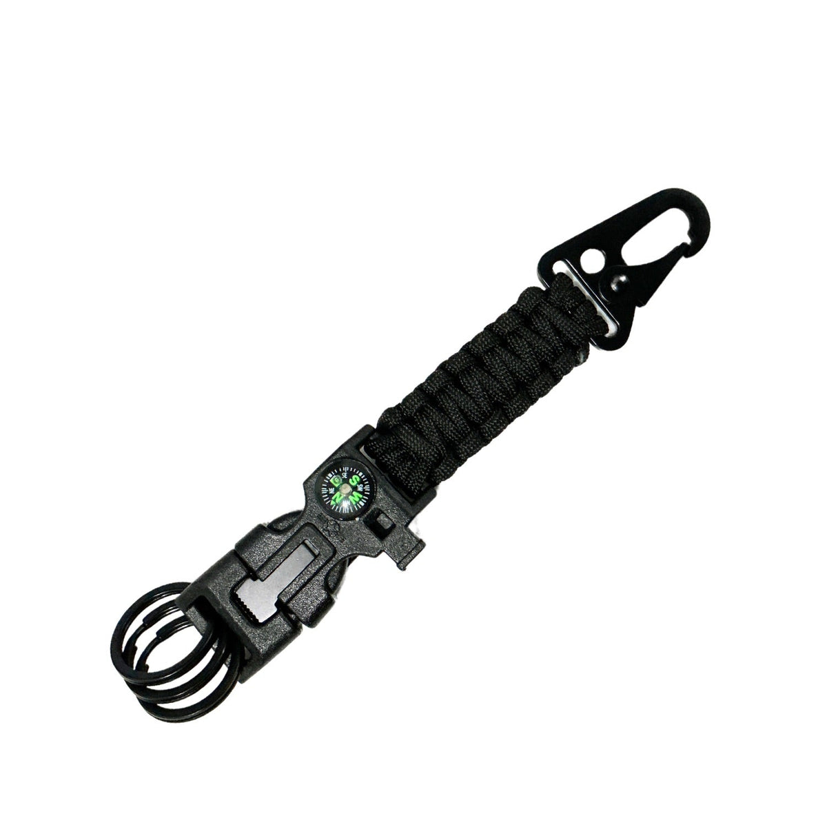 Mosquetón con cuerda paracord PJ253