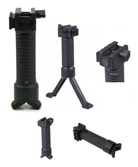 Empuñadura con bípode plegable y extensible para riel de 20 mm PJ313 - foto 2