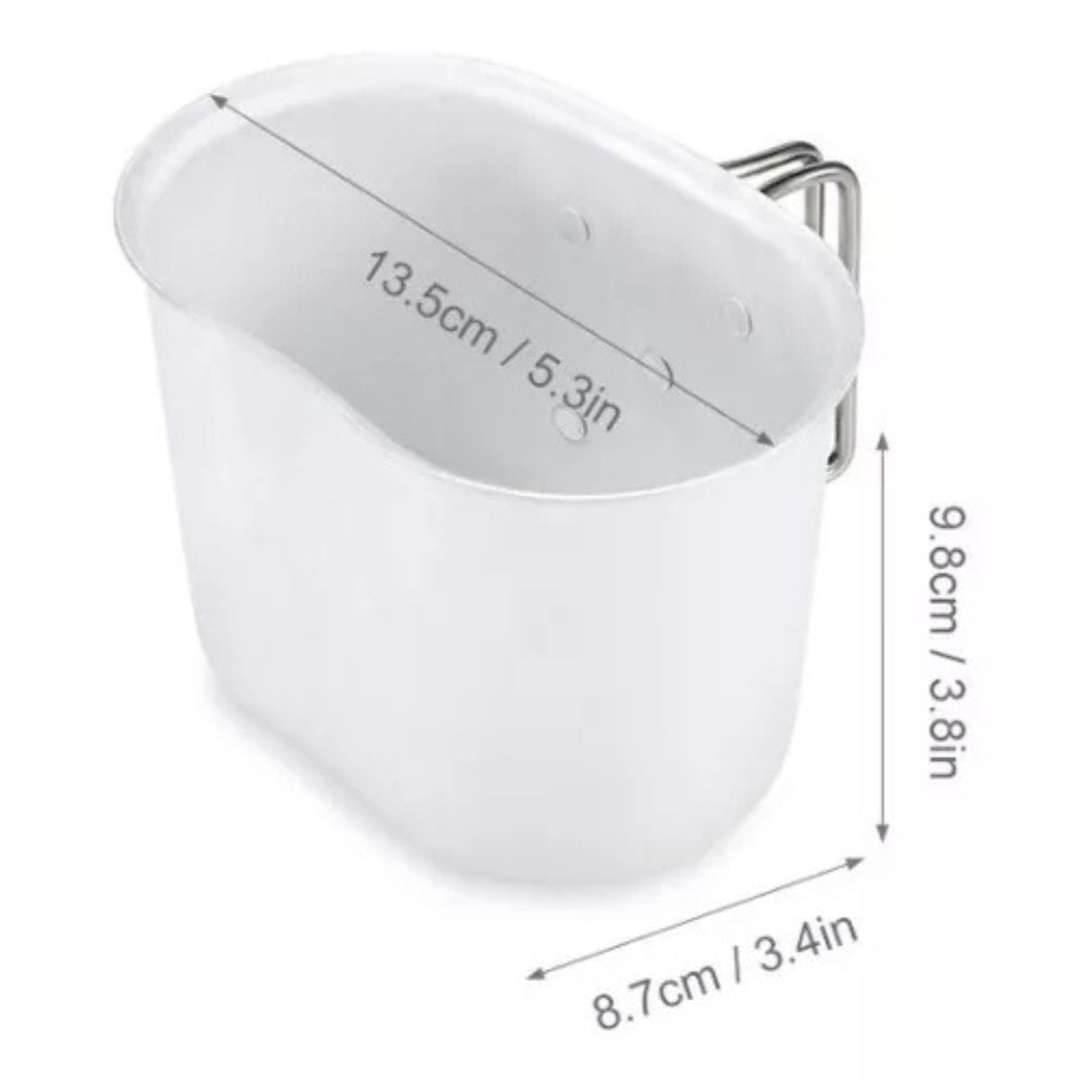 Vaso de acero inoxidable para cantimplora y campamento - foto 5