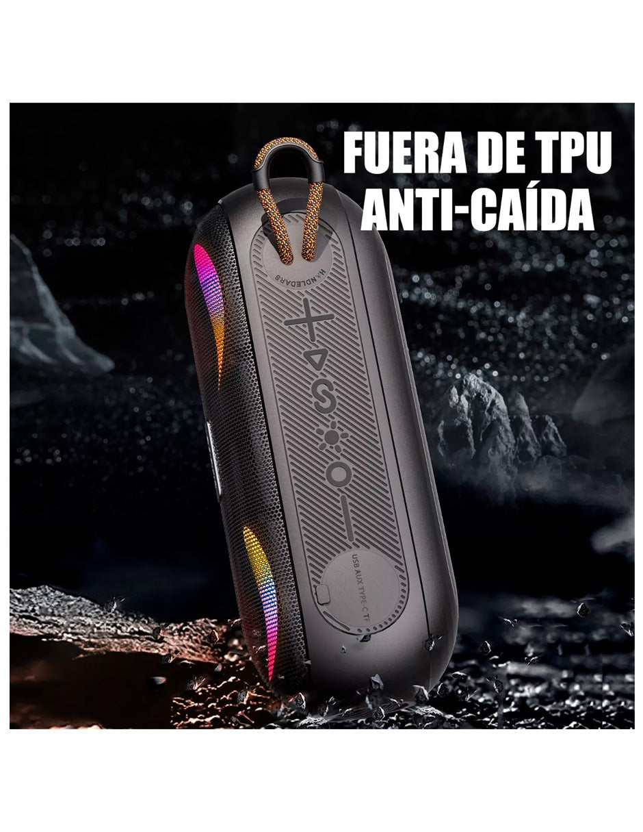 Combo Proyector 8000 Petukita Box Con Android/Wifi Full Hd 1080p Gris + Bocina con Luz Led
