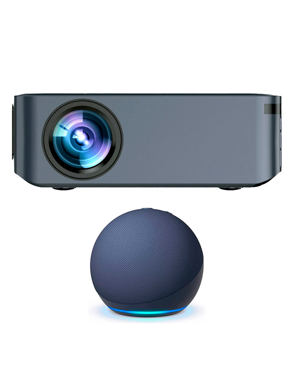Combo Proyector Petukita Box Android Wifi Full Hd 8000 + Alexa