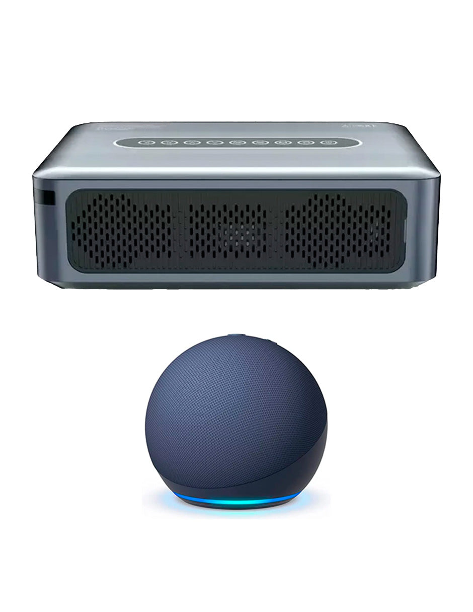Combo Proyector Petukita Box Android Wifi Full Hd 8000 + Alexa