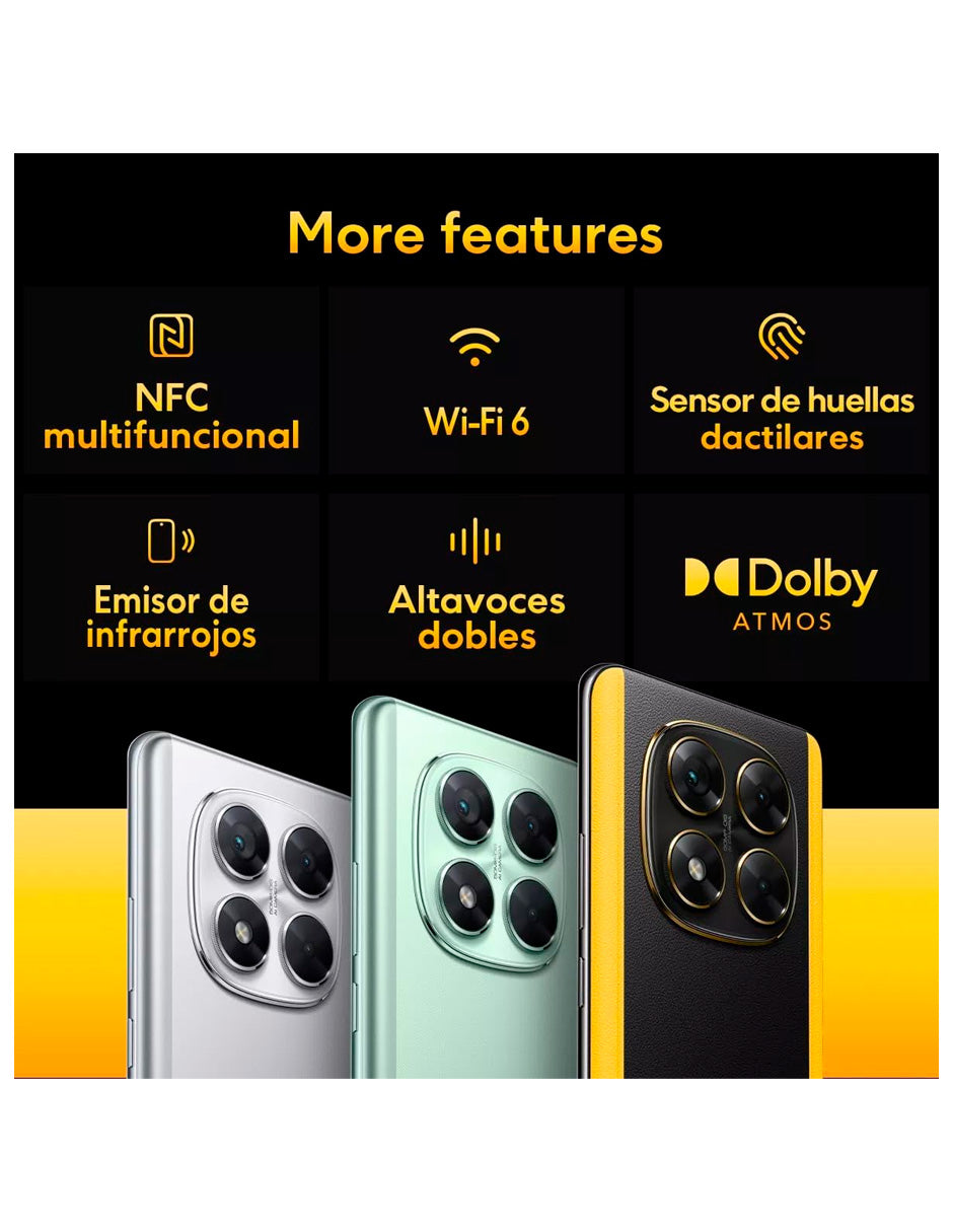 Poco X7 5G Dual SIM 512 GB 12 GB RAM NEGRO