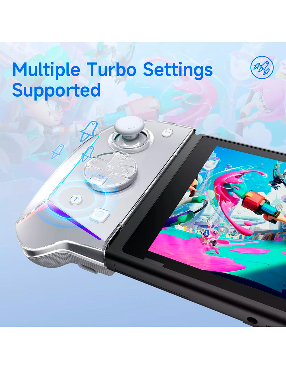 Control Inalámbrico Pro S15 para Nintendo Switch con Luz RGB – Joypad Ergonómico