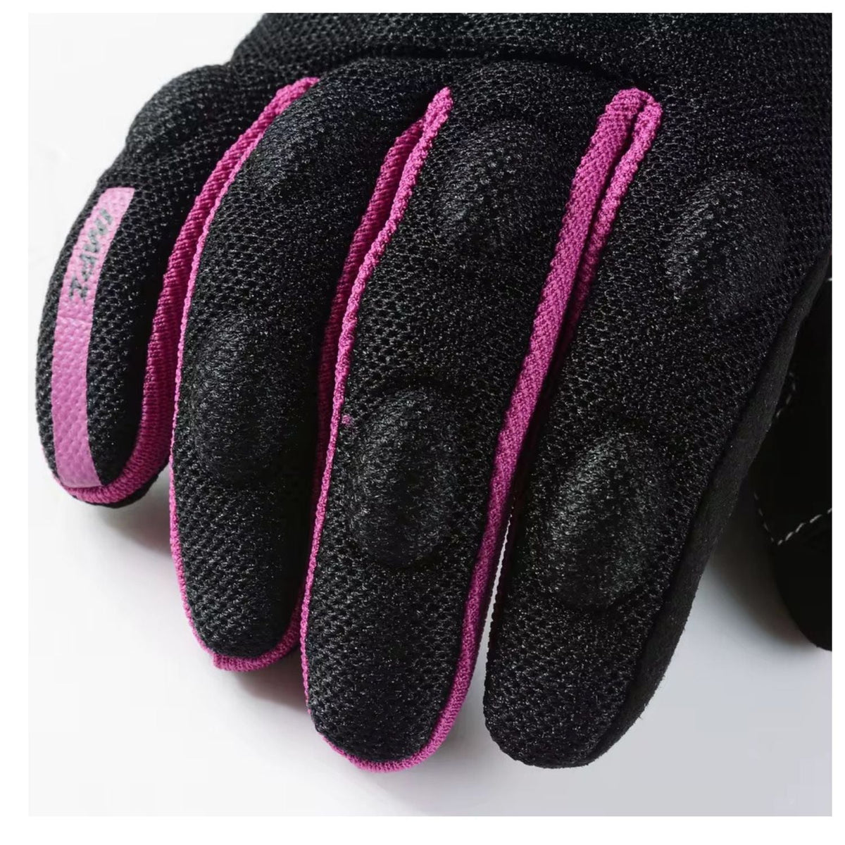 Guantes de moto transpirables con protección en nudillos y punta táctil - foto 6