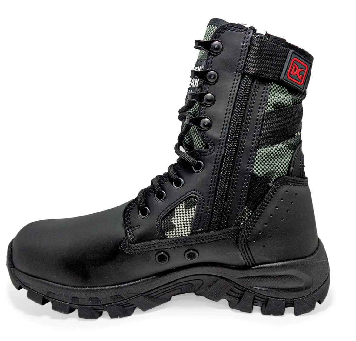 Botas tácticas Duty Gear en negro camuflado, modelo SN079 - foto 3