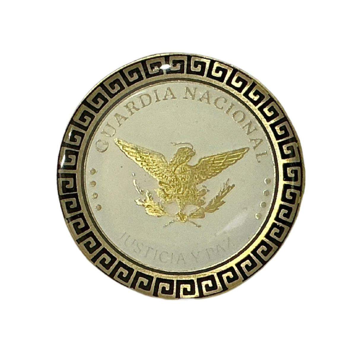Pin de resina de la Guardia Nacional Justicia y Paz SN194