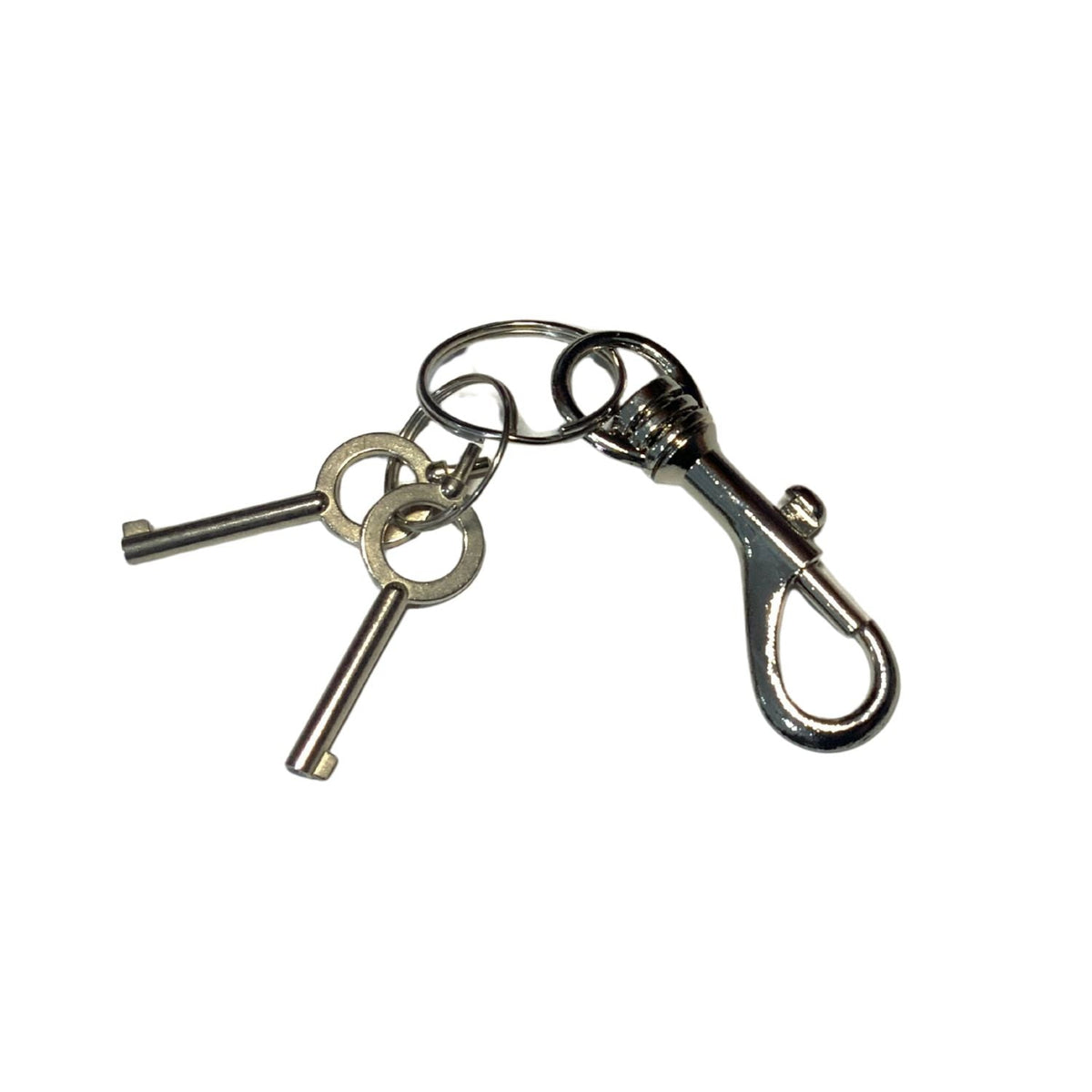 Llaves universales para esposas con mosquetón y 2 anillos, 14 cm - foto 3