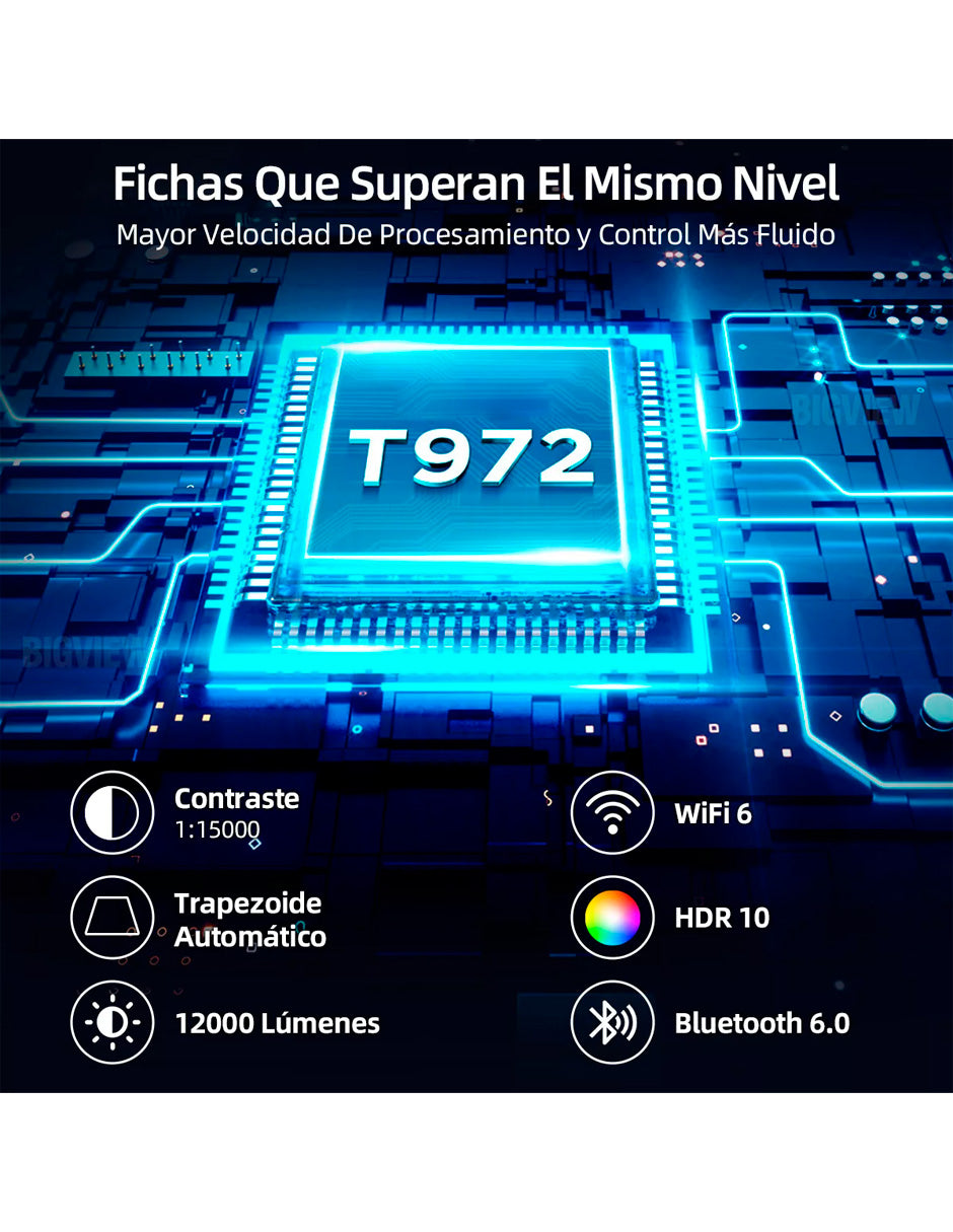 Combo Proyector Petukita Box T1 con Android 9.0 + Bocinas Con Luces Rgb Led
