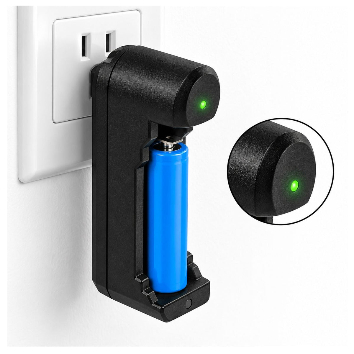 Cargador universal de una bahía para baterías de litio de 3.7 V a 4.2 V - foto 4