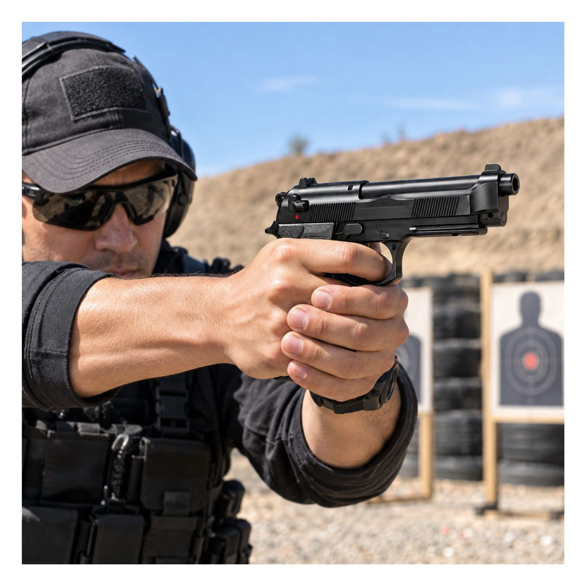 Pistola de aire Beretta Elite II CO2 calibre 4.5 mm semiautomática - foto 4