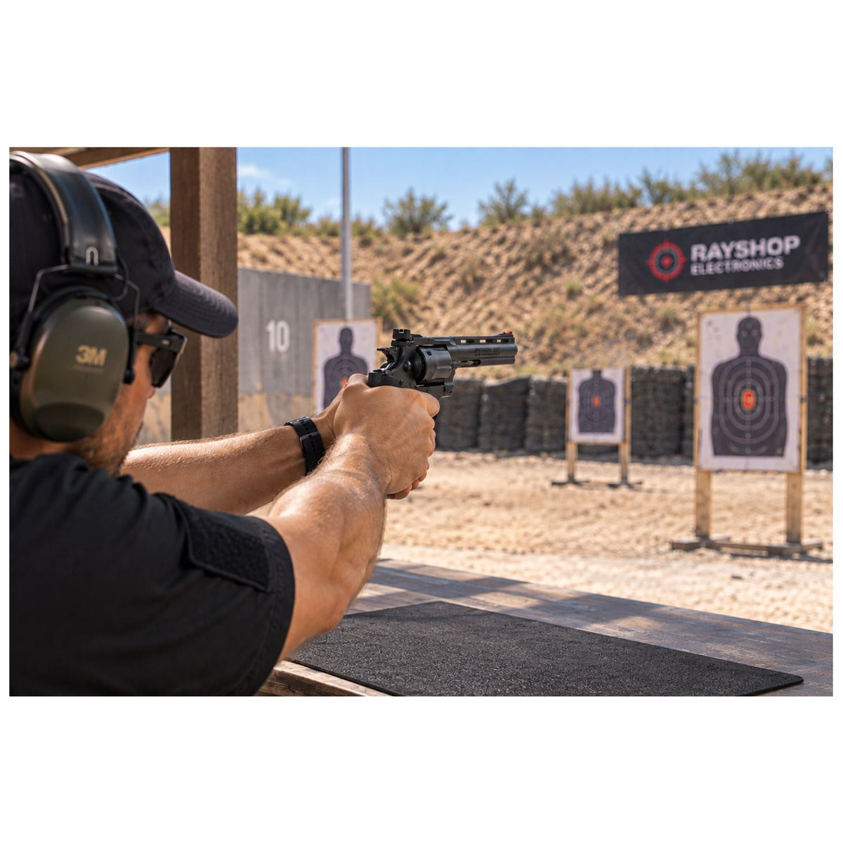Revólver de aire Colt Python 357 CO2 calibre 4.5 mm de 29 cm - foto 4