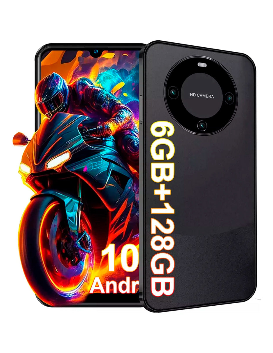 SmartPhone V60 Pro con Android 10 128 gb 6gb Ram 4800 mAh Negro