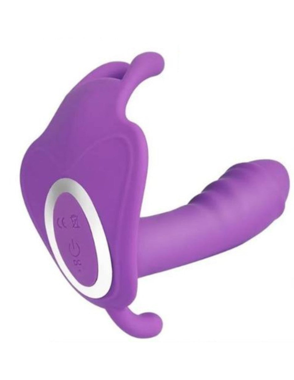 Vibrador De Mariposa De Punto G Portátil Compratible con Control Remoto