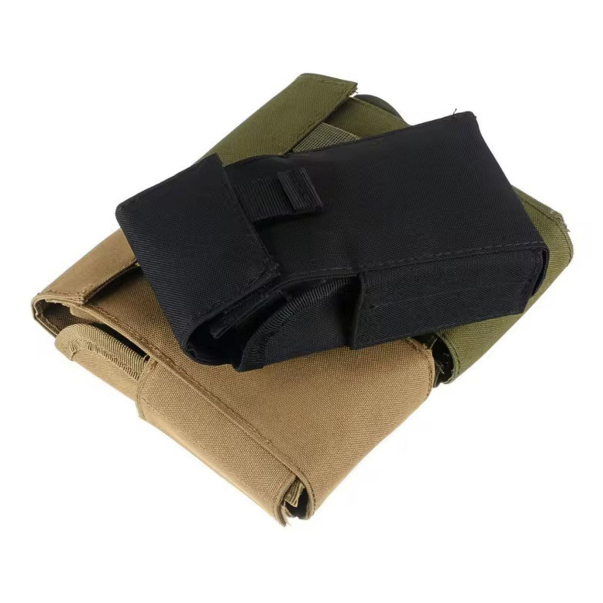 Bolsa táctica MOLLE porta cartuchos y herramientas de nylon, 22 x 11 cm - foto 5