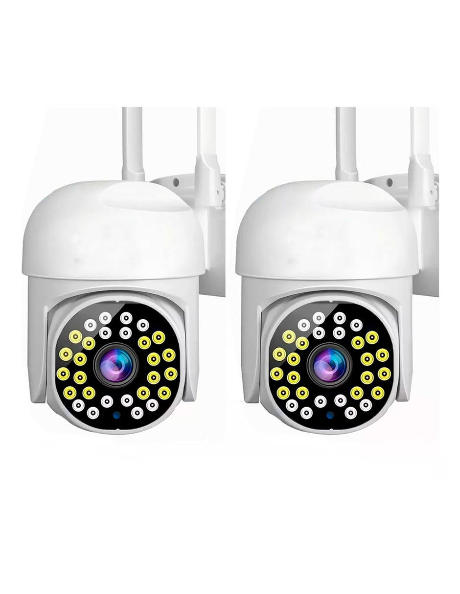 2pcs Cámara De Seguridad Petukita Box YI- 280 Wifi/Hd 2mp