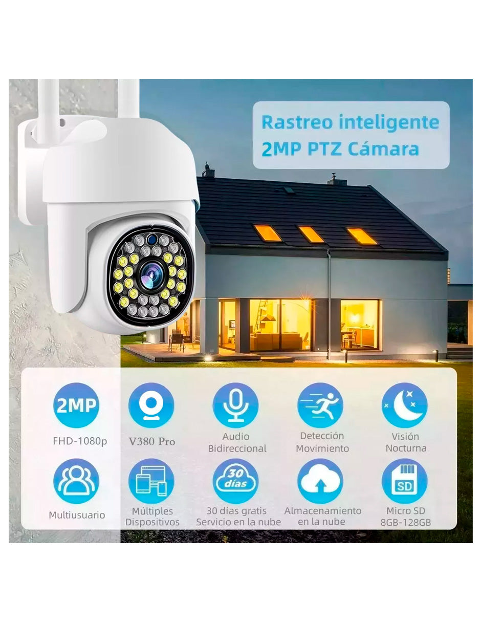2pcs Cámara De Seguridad Petukita Box YI- 280 Wifi/Hd 2mp