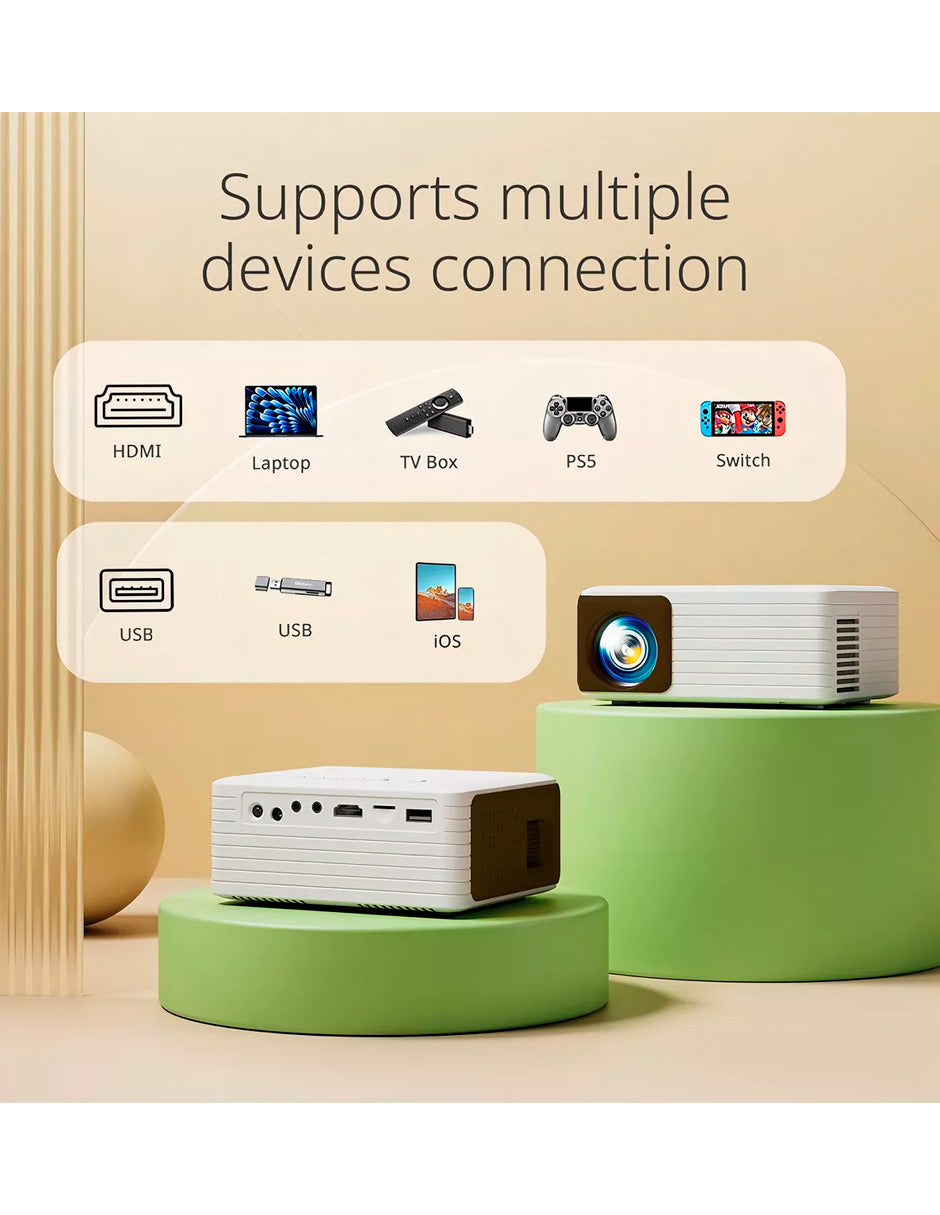 Proyector Portátil Mini YOTT Petukita Box Luz Led