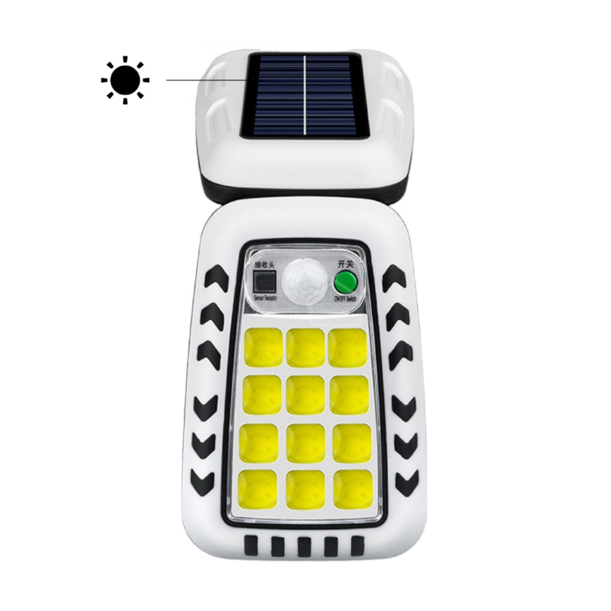 Luz solar con sensor y control remoto de 30 W, modelo YX666C - foto 3