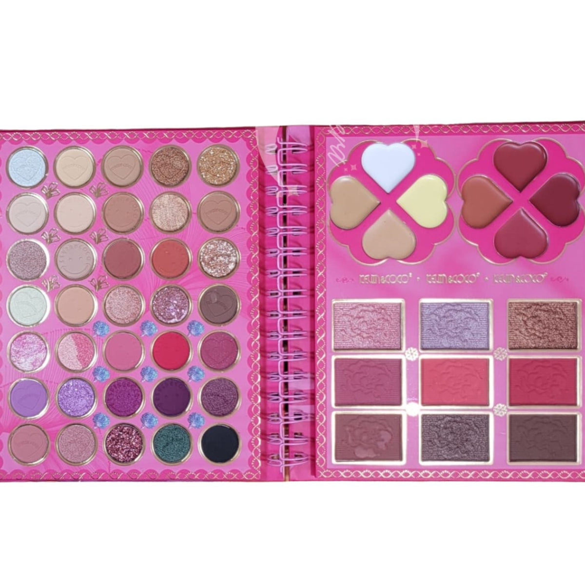 Book de maquillaje con 52 tonos, formato de libro - foto 2