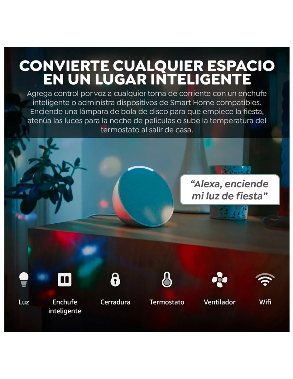Amazon Echo Pop asistente virtual Alexa