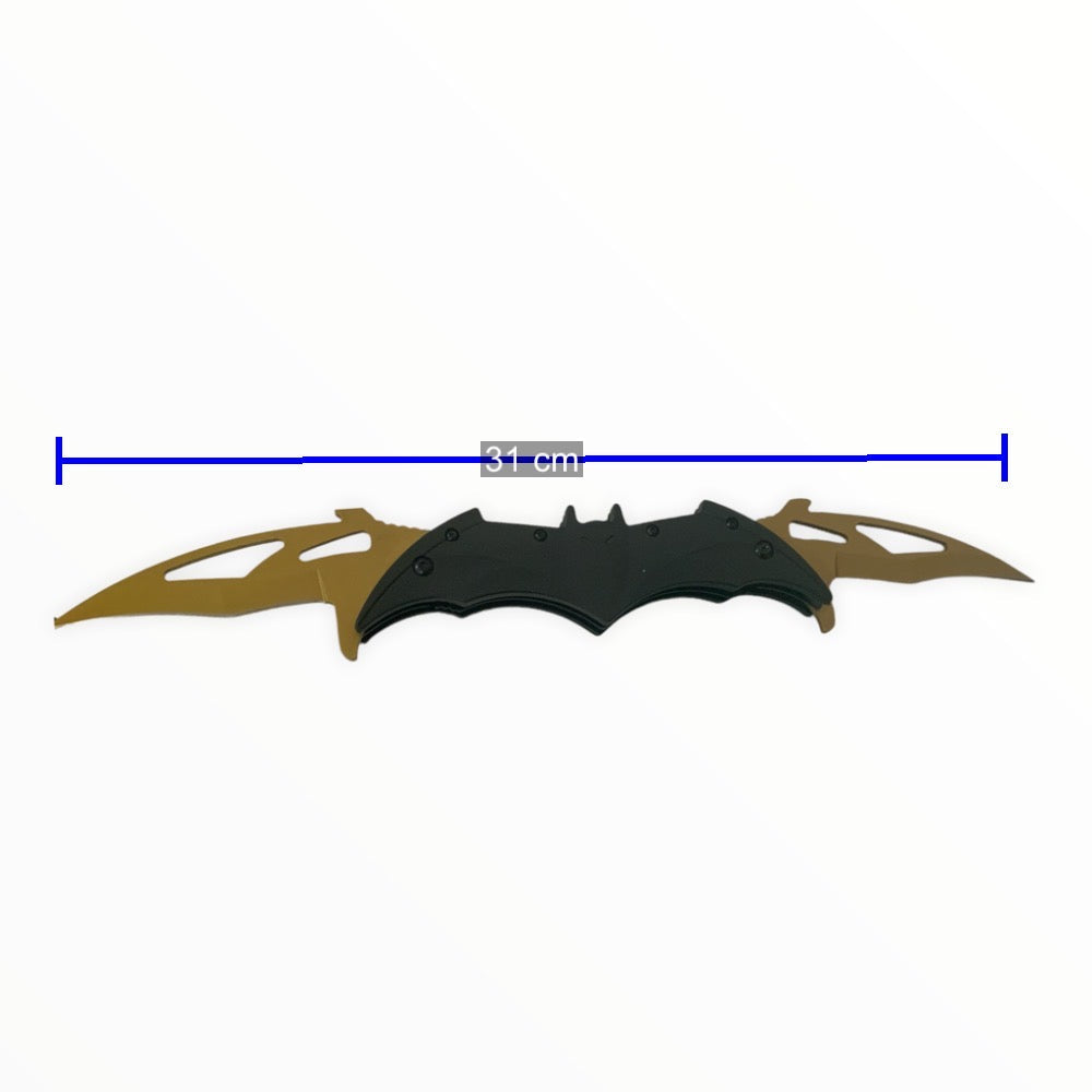 Navaja de colección estilo batman en dorado, modelo F2095 - foto 2
