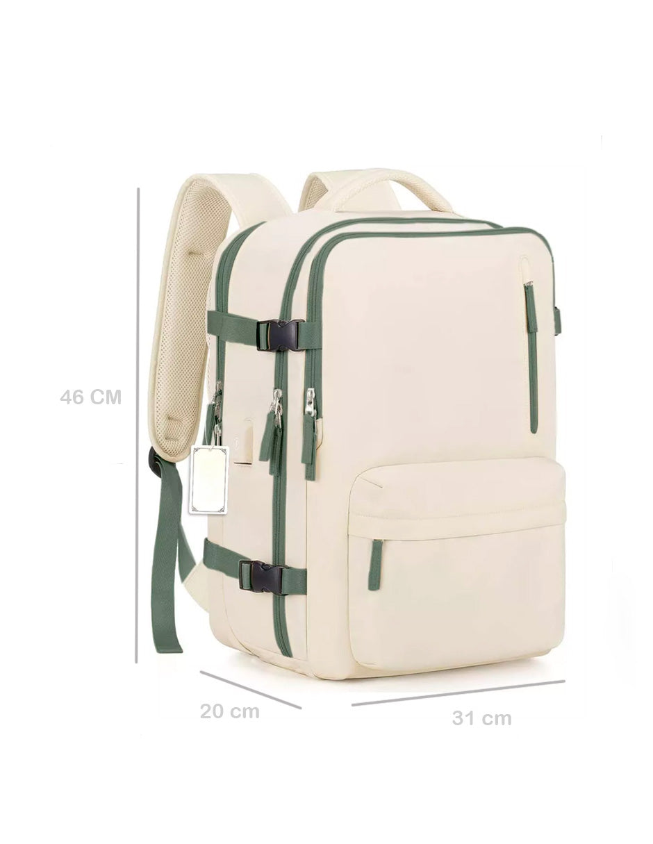 Combo Proyector Cañon Petukita Box Hd con Android/Wifi + Echo Pop Lila + Mochila de Viaje Beige