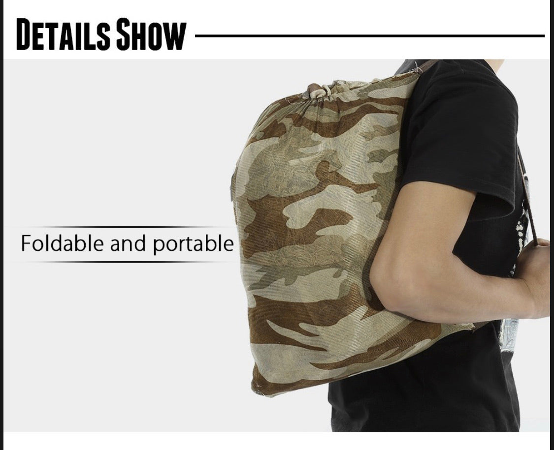 Traje ghillie camuflaje 3D de talla libre para caza y gotcha - foto 8