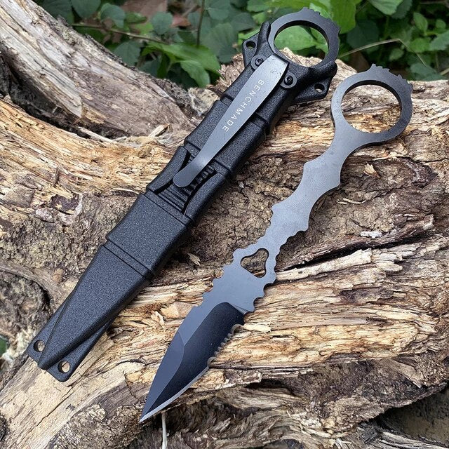 Cuchillo recto pequeño de supervivencia con funda, modelo JF176 - foto 4