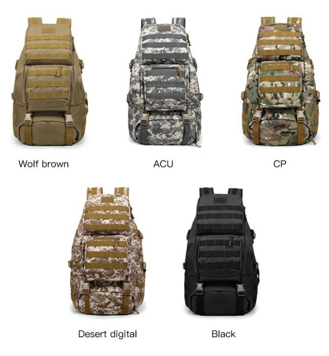 Mochila impermeable de 45 litros con compartimentos múltiples - foto 10