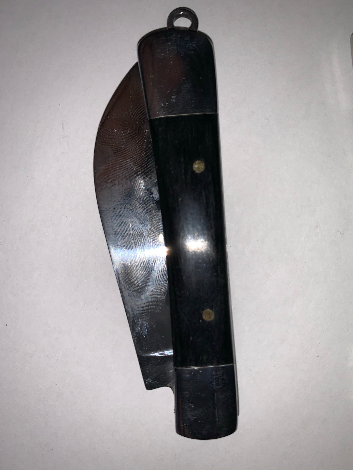 Navaja plegable con mango de mica plástica y madera 313BK - foto 2