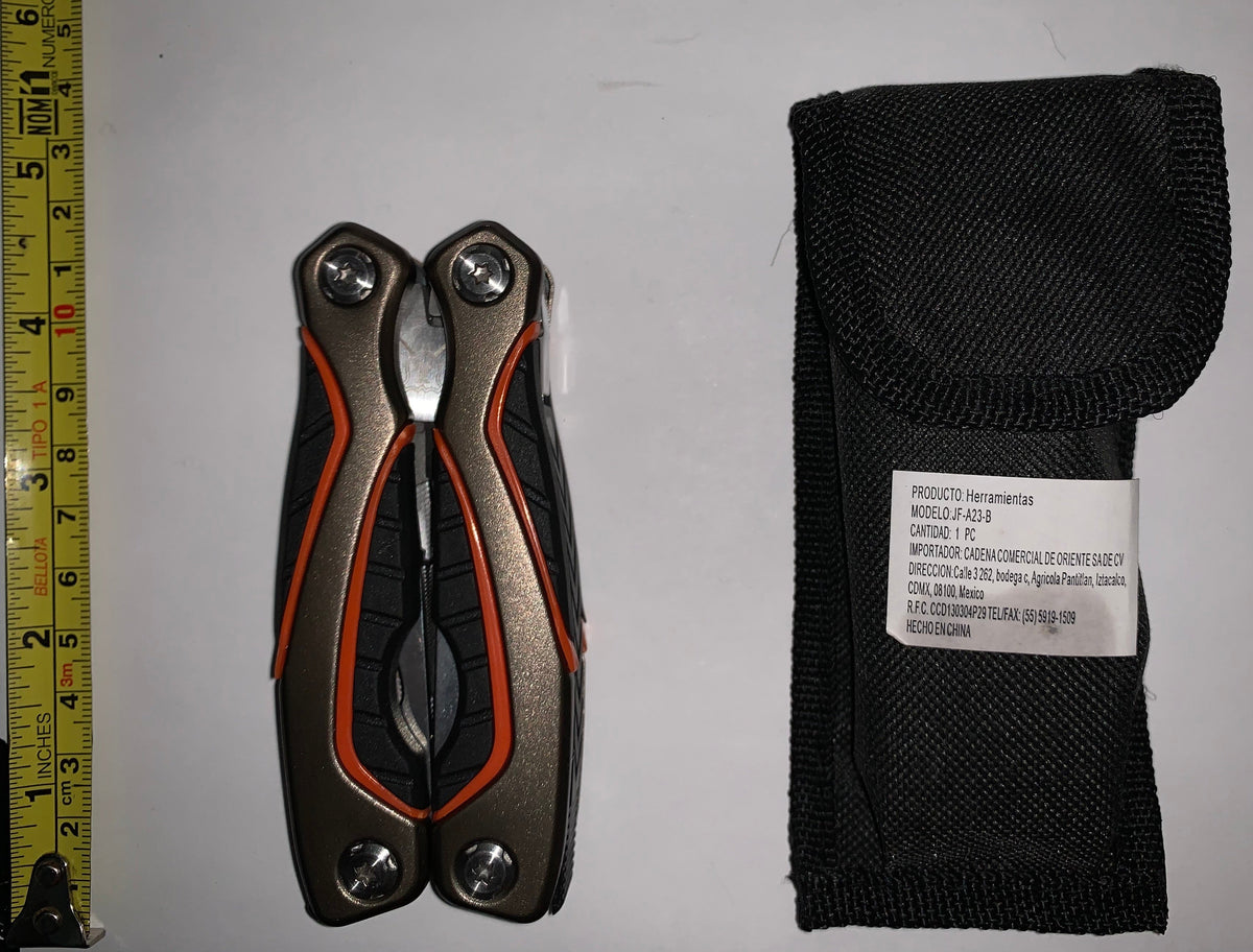 Pinzas multiherramienta 11 en 1 con funda y mango de goma J23-B - foto 4