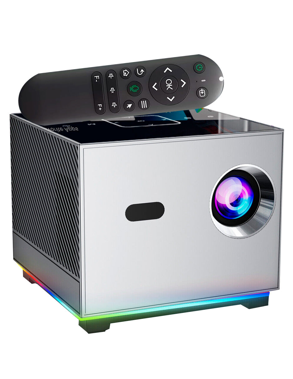 Proyector Square Petukita Box con Android Wifi Hd 1080p con Dolby