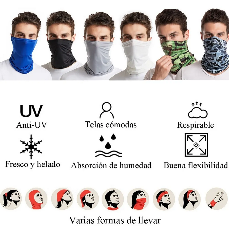 Bufanda tubular multifuncional que se usa de más de 12 formas - foto 4