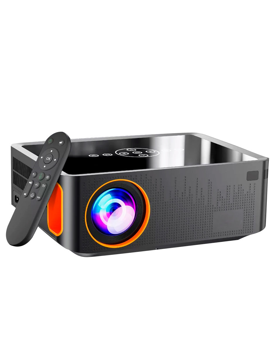 Proyector XNano Petukita Box con Android / Wifi / Full Hd 1080p Naranja + Bocina Portátil con bluetooth