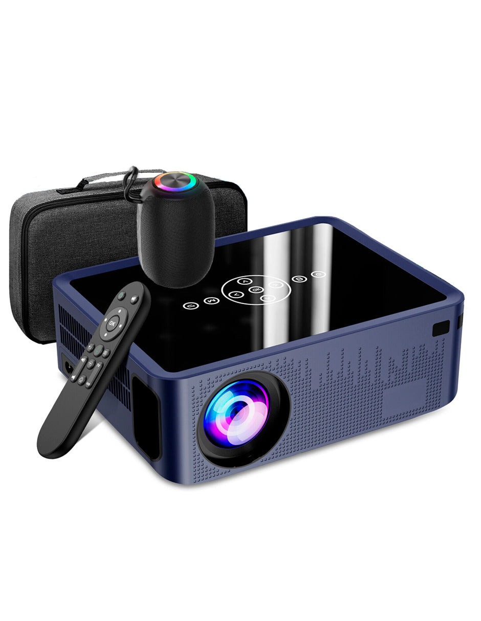 Combo Proyector XNano Petukita Box con Android / Wifi / Full Hd 1080p Azul + Bocina portátil