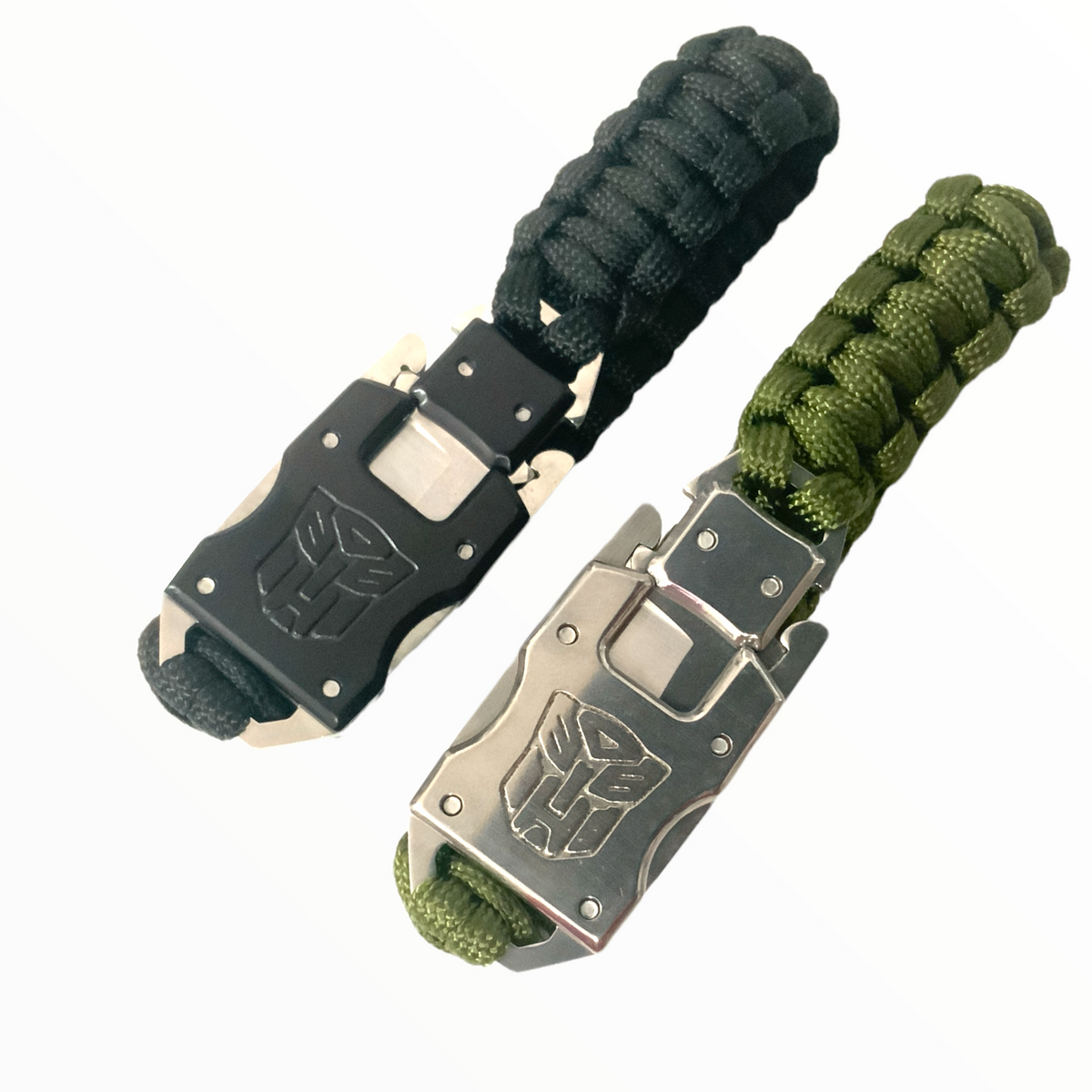 Pulsera de supervivencia con paracord de 3.6 m y navaja con seguro - foto 4