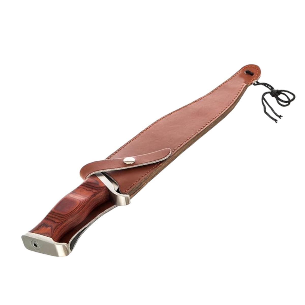 Maxi cuchillo estilo Rambo con funda de cuero - foto 3