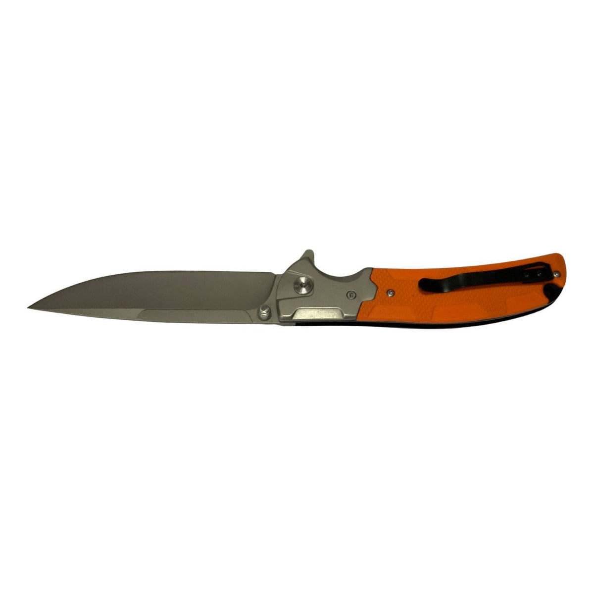 Navaja plegable flipper de 25 cm con mango bicolor madera y negro - foto 2
