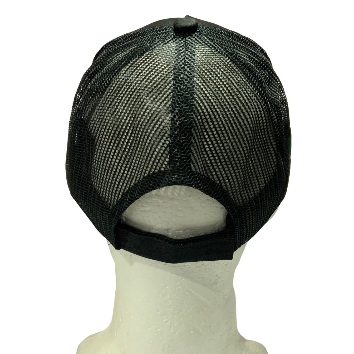 Gorra trucker negra con bordado 3D, malla y ajuste trasero - foto 3