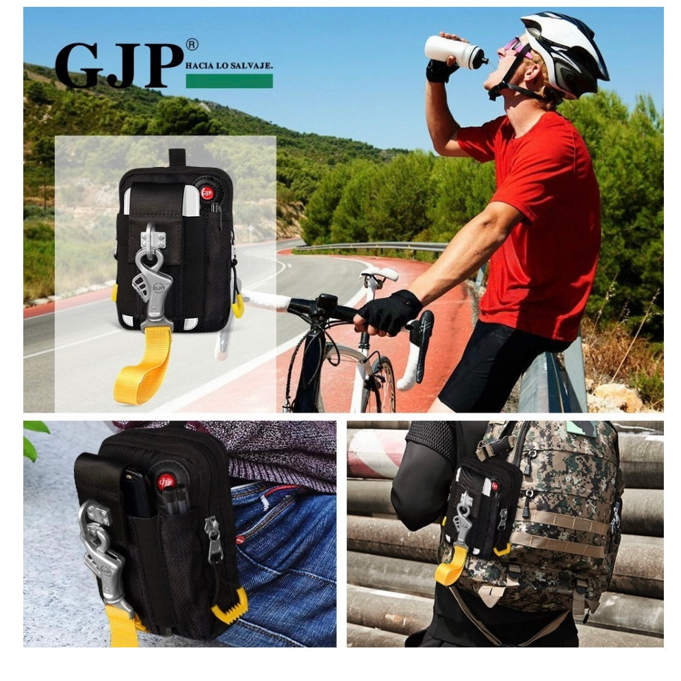 Bolso táctico de cintura con porta celular de hasta 6 pulgadas - foto 5