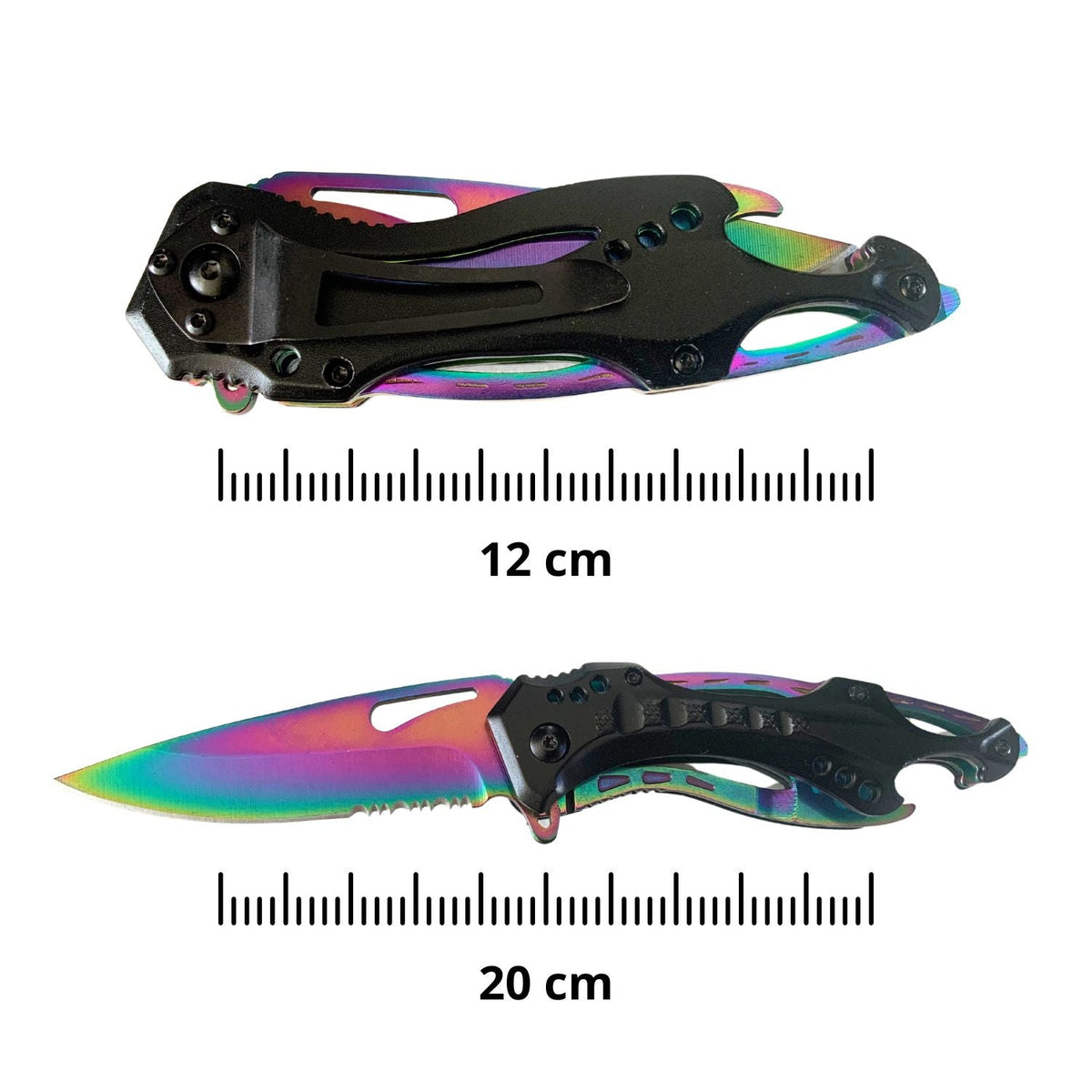Navaja plegable tornasol con destapador y clip 10216 - foto 2